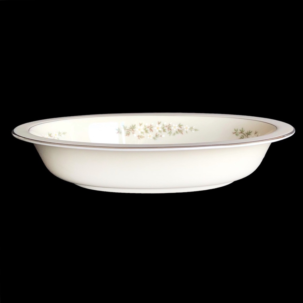 Lenox Brookdale Bone China Oval Serving Vegetable Bowl 9-3/4" MINT - Picture 3 of 7